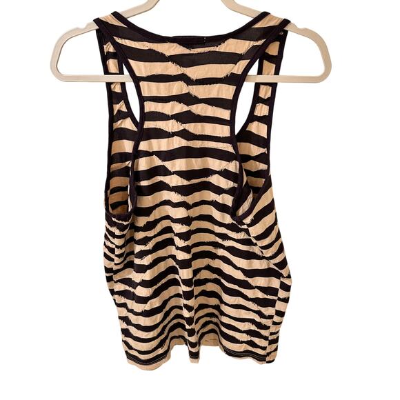 VTG Twentyone Forever 21 Y2K Women's Boho Patch Striped Cotton Blend Tank, M - Picture 8 of 8